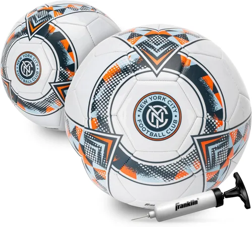 Vista 8 de Franklin Sports Pelotas de fútbol oficiales del equipo MLS - Balones de fútbol oficiales tamaño 5 - Balón de fútbol de tamaño y peso reglamentario