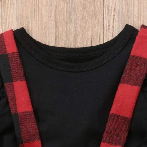 Vista 5 de Mubineo Conjunto de falda de algodón para bebé y niña pequeña