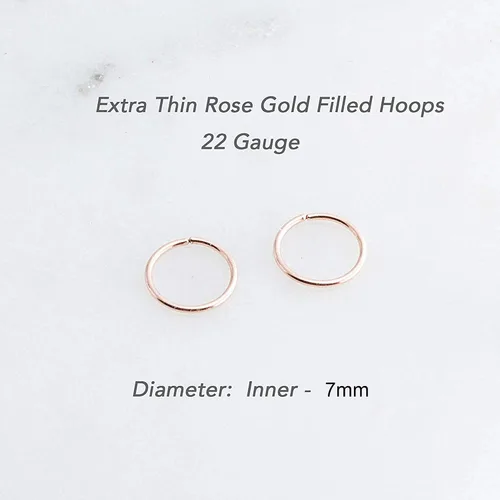 Vista 40 de Aretes de aro dorados y plateados para cartílago, nariz, tabique, oreja, hélix, tragus, joyería para mujer, hipoalergénicos, pequeños aros