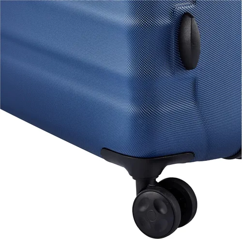 Vista 4 de BASICOS DE AMAZON Hardside Spinner, equipaje de mano, Maleta expansible con ruedas, Azul marino), N989