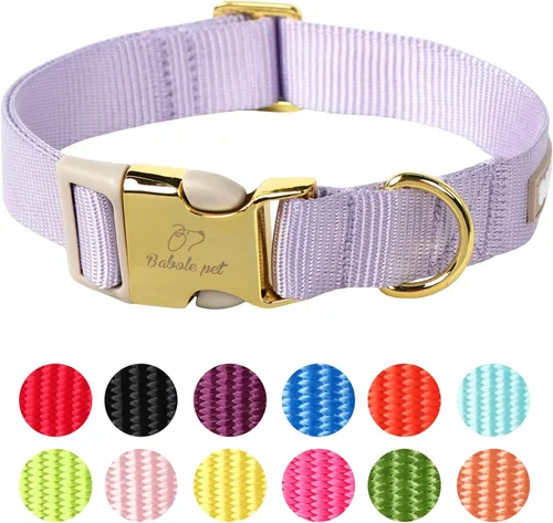 Vista 10 de Lindo Collar de Corduroy para Perro - Collar Ajustable Negro para Perros Pequeños de 4-10lbs, Resistente al Desvanecimiento con Cierre Seguro