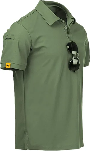 Vista 3 de SWISSWELL 3 Pack Golf Polo Shirt for Men Short Sleeve Moisture Wicking Summer Casual Collared Shirts