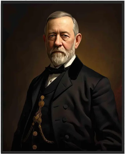 Vista 21 de Abraham Lincoln - Póster impreso artístico, retrato presidencial oficial, decoración de pared, colección de galería de arte del presidente, pintura