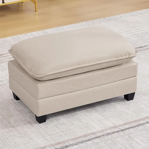 Vista 30 de Sofá modular en forma de nube de 113 pulgadas, sofás de asiento profundo de gran tamaño para sala de estar, sofá modular tapizado de chenilla