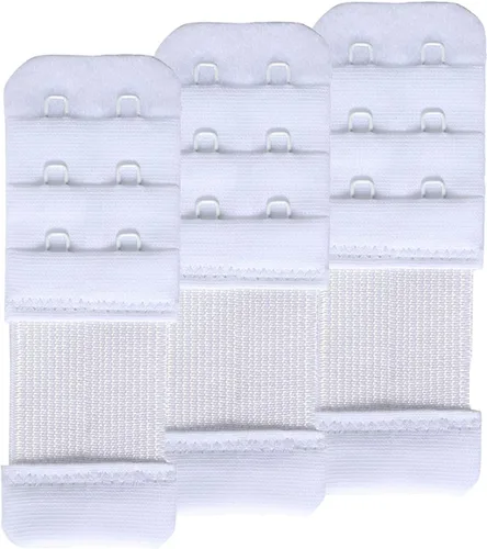 Vista 26 de SAMGU Extensores de brasier para mujer, 2 ganchos, 3 ganchos, 4 ganchos, 5 ganchos, 6 ganchos, correa de extensión de brasier elástica suave 2
