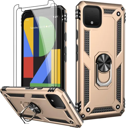 Vista 61 de LUMARKE para Google Pixel 3A XL - Funda con protector de pantalla, funda protectora grado militar probada contra caídas de 16 pies con soporte