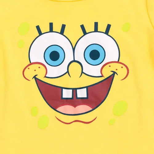 Vista 6 de SpongeBob SquarePants Mameluco y sombrero para bebé recién nacido a bebé