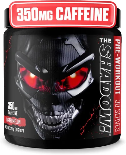 Vista 11 de JNX SPORTS The Shadow! Preentrenamiento de alto estímulo - Frambuesa azul 5 porciones 350 mg de cafeína, energía eléctrica, enfoque mental