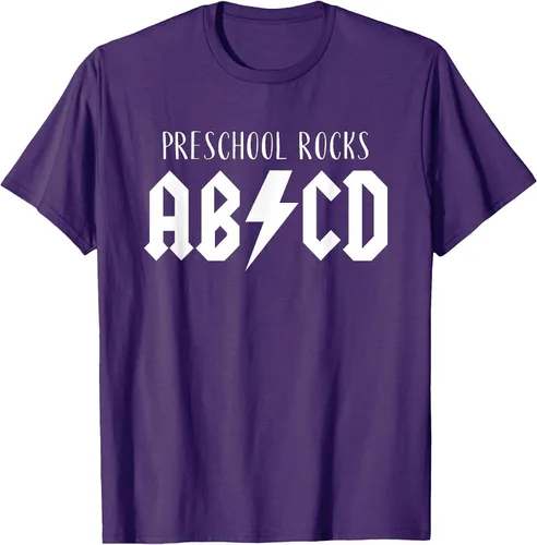 Vista 31 de Preschool Rocks Teacher Back to School ABCD Rock First Day T-Shirt Asphalt Grey