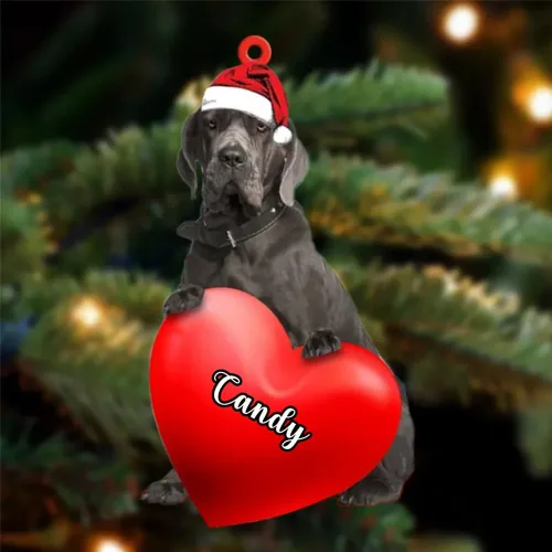 Vista 12 de Adornos de Navidad personalizados para perros, nombre personalizado, adorno de Malamute de Alaska, adornos acrílicos, regalos de Navidad, amantes