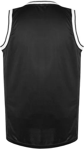 Vista 3 de MESOSPERO Camiseta de baloncesto en blanco de los años 90 ropa de hip hop para fiestas camisetas deportivas de malla lisa para hombre S-3XL