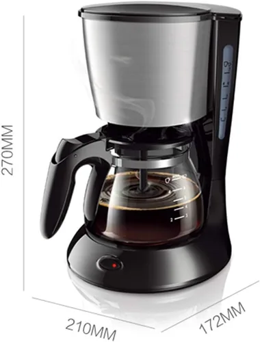 Vista 3 de Máquina de café completamente automática, riego por goteo americano, antigoteo, programable, aislamiento de 1 hora Interesante