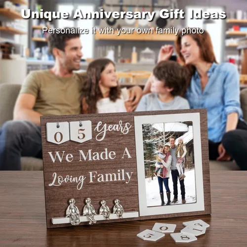 Vista 5 de Idea de aniversario de boda para esposa, regalos para todos los aniversarios, regalo de lata de 10 años para parejas, él, su marido, esculturas