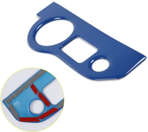 Vista 2 de Voodonala Para interruptores de faros delanteros Challenger Charger para Dodge Challenger 2015-2025+, para Dodge Charger 2010-2023+, ABS azul, 1