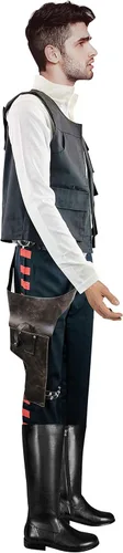 Vista 4 de Star Wars Han Solo ANH - Funda para cinturón de disfraz completo con droid