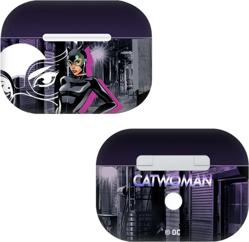 Vista 7 de Head Case Designs Adhesivo de vinilo para mujer, con licencia oficial de DC Core Batgirl, compatible con AirPods Pro