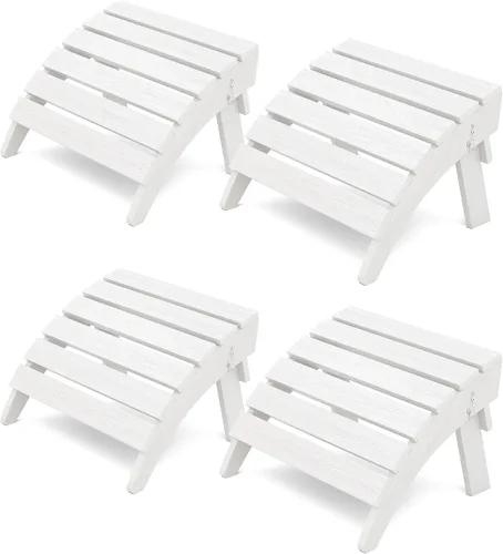 Vista 19 de KINGYES Otomana Adirondack plegable para silla Adirondack, Aruba