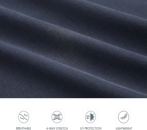 Vista 4 de Pantalones cortos híbridos para hombre, chino, golf, atlético, casual, de secado rápido