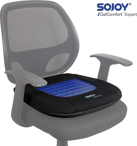 Vista 5 de Cojín de gel Sojoy IGelComfort para coxis, ortopédico, Negro