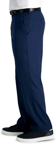 Vista 3 de Haggar Men's Cool 18 Pro Classic Fit Flat Front Pant-Regular and Big & Tall Sizes
