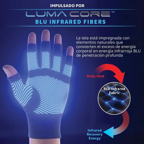 Vista 6 de Copper Fit Guantes de compresión de mano movilizador: artritis, hinchazón de las articulaciones, tendinitis, deporte, para hombres y mujeres