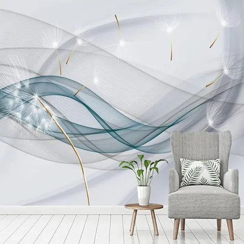 Vista 7 de Murales de pared 3D de bosque de invierno, ramas de árbol, papel tapiz autoadhesivo extraíble para sala de estar, dormitorio, decoración de pared