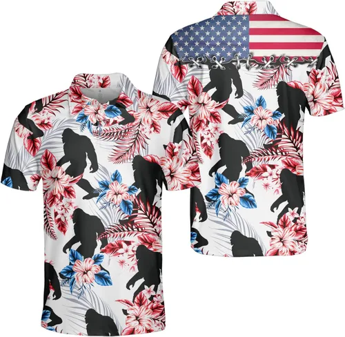 Vista 3 de Camisetas de golf divertidas para hombres, polo para hombres, camisetas de golf de manga corta para equipo, regalos para amantes del golf