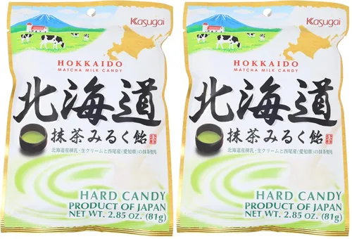 Vista 2 de Dulce duro de leche de matcha y Hokkaido de Kasugai, 2.85 oz 81 g