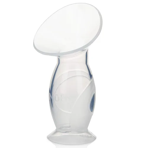 Vista 3 de Nuby Extractor de leche de silicona portátil y ligero con tapón de sellado