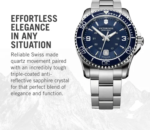 Vista 3 de Victorinox Men's Maverick Analog Display Swiss Quartz Watch