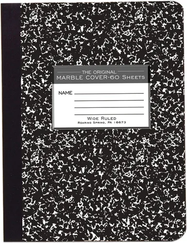Vista 11 de Roaring Spring Paper Products, cuaderno para composición, 4 paquetes (77328), Negro individual