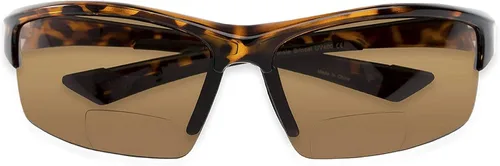 Vista 3 de The Foster II - Lentes de sol bifocales de plástico para lectura deportiva y envolvente, para hombres y mujeres, con certificación ANSI Z87.1 negro