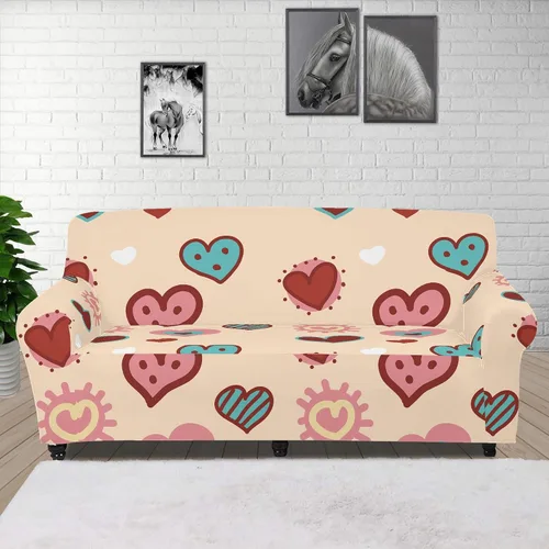 Vista 15 de Boatee Funda elástica para sofá con diseño de murciélago y luna de Halloween, funda de sofá suave, lavable, protector de muebles con parte inferior