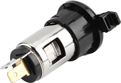 Vista 7 de Enchufe para encendedor de cigarrillos, adaptador de encendedor de cigarrillos DC12-24V resistente al desgaste con cubierta impermeable