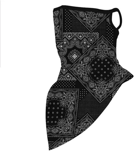 Vista 25 de Bufanda para la cara, pañoleta para orejas, pasamontañas para la cara, pasamontañas para la cara, polainas para el cuello, para hombres y mujeres