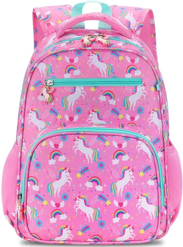 Vista 17 de RHCPFOVR Mochila infantil para niñas – Mochila para niñas de 3 a 8 años, sirena para niños, mochila escolar de 15 pulgadas para jardín de infantes