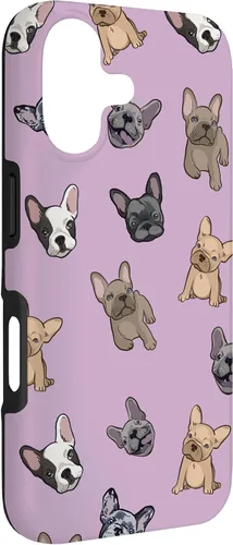 Vista 3 de Linda funda de teléfono Bulldog francés para iPhone 17