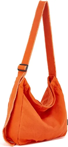 Vista 2 de Bolsos hobo para mujer, bolsa de lona grande, bolso de hombro a la moda, bolso de mensajero para mujeres y hombres, bolsa universitaria 2023