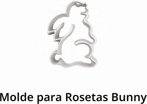 Vista 2 de O'CREME Rosetón de conejo de Pascua de hierro
