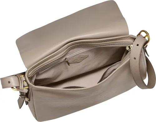 Vista 2 de Fossil Bolso bandolera Harper de cuero ecológico con solapa grande para mujer