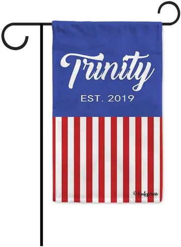 Vista 20 de Welcome Style Initial Garden Flag Snowflake Decor Customized Your Last Name 12.5X18 Inch Print Double Sided