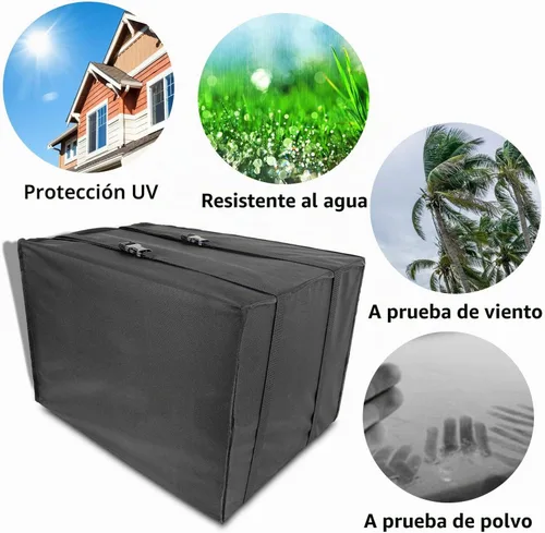 Vista 3 de Cubiertas de aire acondicionado para unidades de ventana, cubierta de aire acondicionado para unidad exterior de invierno al aire libre, resistente