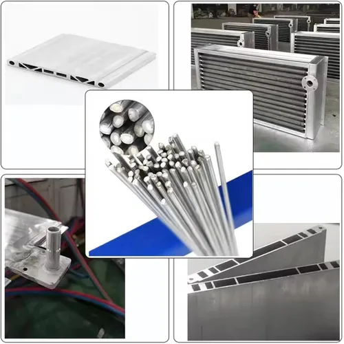 Vista 4 de 100 Pieces Flux Core Aluminum Welding Rods Easy Melt Welding Sticks