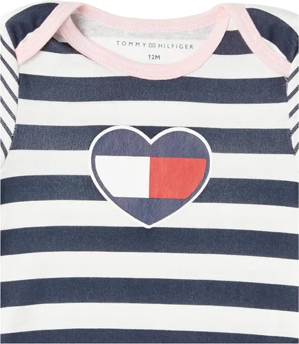 Vista 3 de Tommy Hilfiger Paquete de 4 mamelucos para niñas para bebé, 4