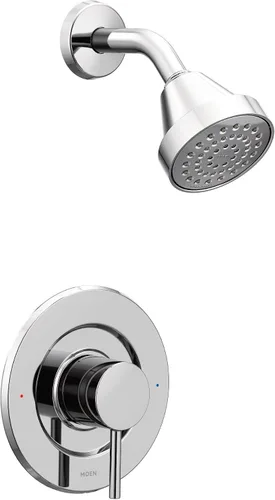 Vista 10 de Moen Align Oro Cepillado Posi-Temp Kit de Grifo de Ducha Moderno con Equilibrio de Presión y Rendimiento Ecológico, Válvula Requerida, T2192EPBG