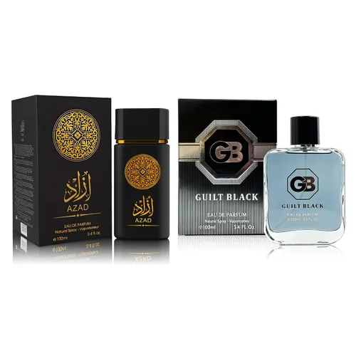 Vista 12 de Set de Perfume para Hombre AZAR, 2 x 100ml Eau de Parfum Fragancia Especiada y Amadeirada con Tabaco, Café y Vainilla Aroma Audaz y Sofisticado