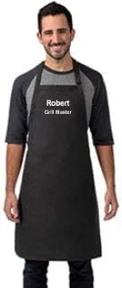Vista 3 de THE APRONPLACE Personalized Apron Embroidered Add Your Own Text, 2 Lines