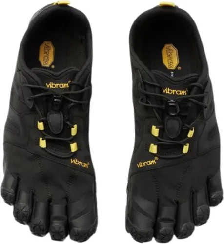 Vista 6 de Vibram FiveFingers V-Trail 2.0 - Tenis de correr para hombre Negro/Amarillo
