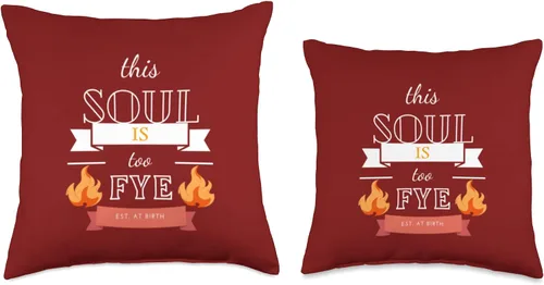 Vista 3 de This Soul is Fye Throw Pillow