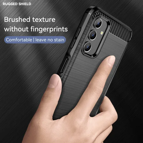 Vista 2 de Funda de teléfono para Galaxy A13 4G, Samsung A13 5G SM-A135U SM-A135M, funda de fibra de carbono a prueba de golpes, resistente a los arañazos
